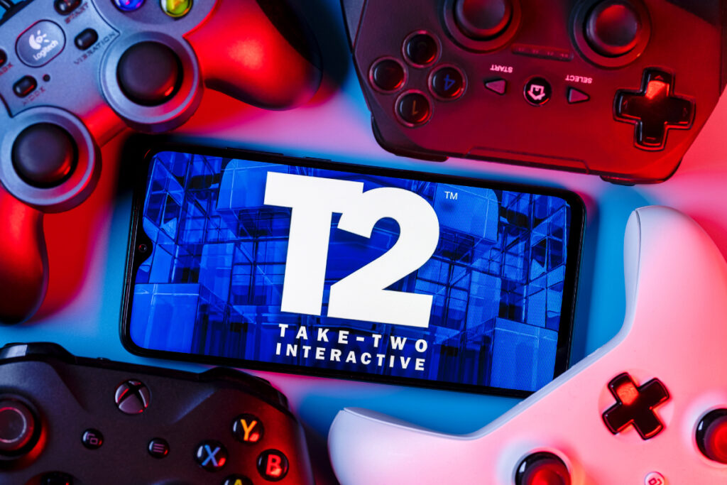 أداء سهم شركة Take-Two Interactive
