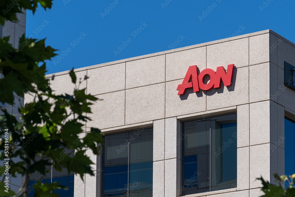 سهم شركة AON