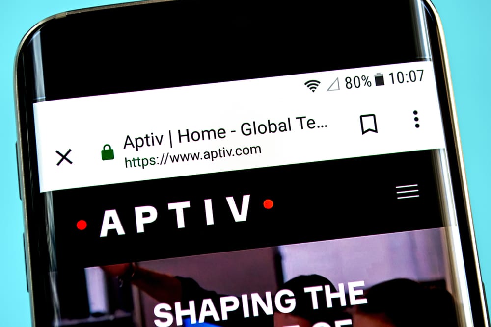 سهم شركة Aptiv