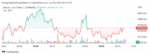 سعر البتكوين (BTCUSD) يتكبّد خسائر قوية – تحليل - 06-06-2023