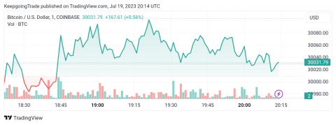 سعر البتكوين (BTCUSD) يتماسك فوق الدعم – تحليل - 19-07-2023