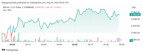 سعر البتكوين (BTCUSD) يحقق مكاسب قوية – تحليل - 30-08-2023