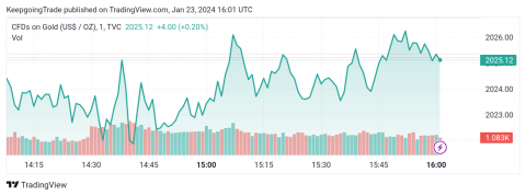 سعر الذهب يحصل على حافز إيجابي – تحليل - 23-01-2024