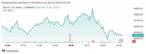 سعر البتكوين (BTCUSD) يجمع العزم الإيجابي – توقعات اليوم 22-05-2024