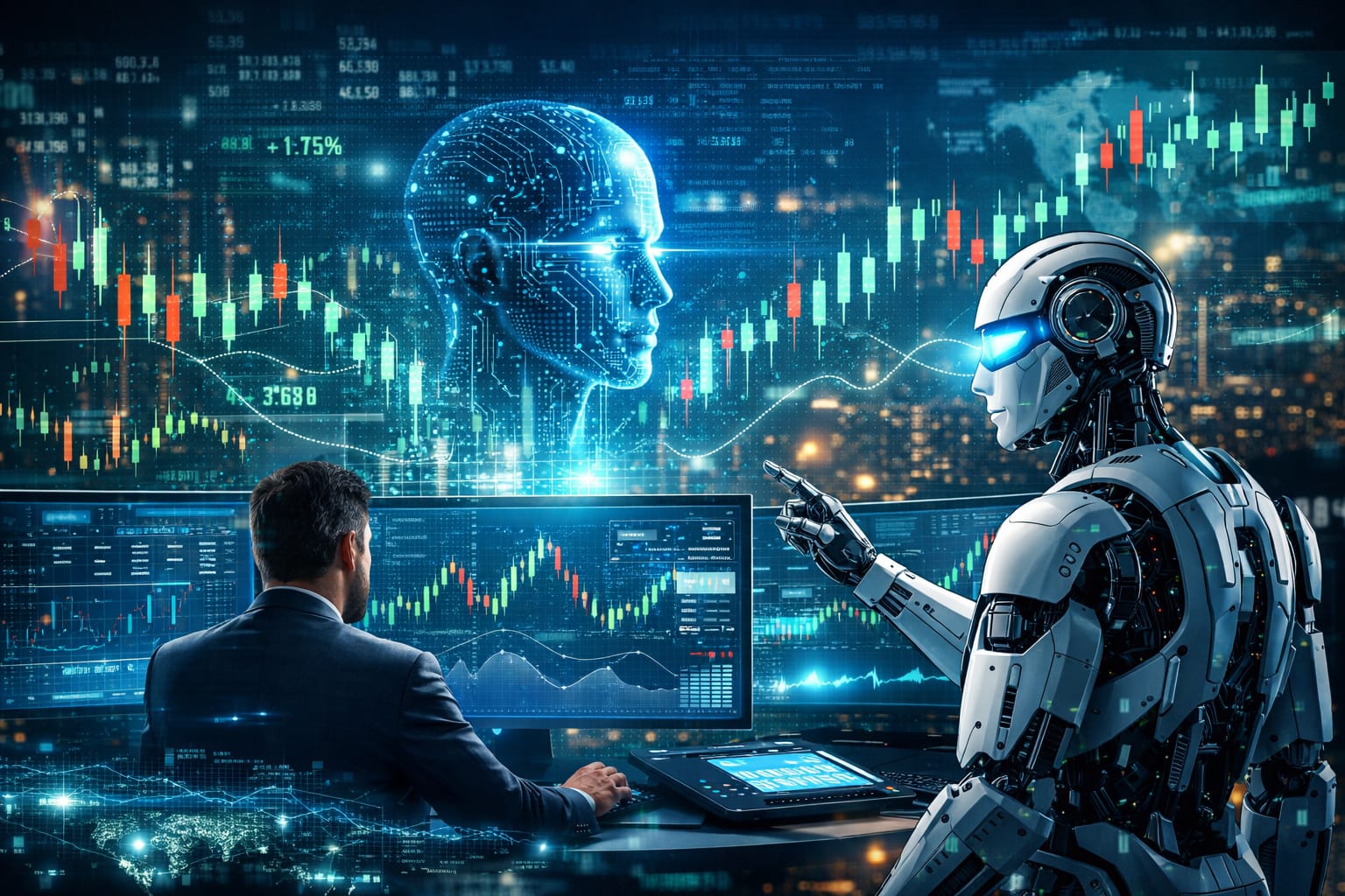 مستقبل التداول الإلكتروني في 2026: الذكاء الاصطناعي والروبوتات