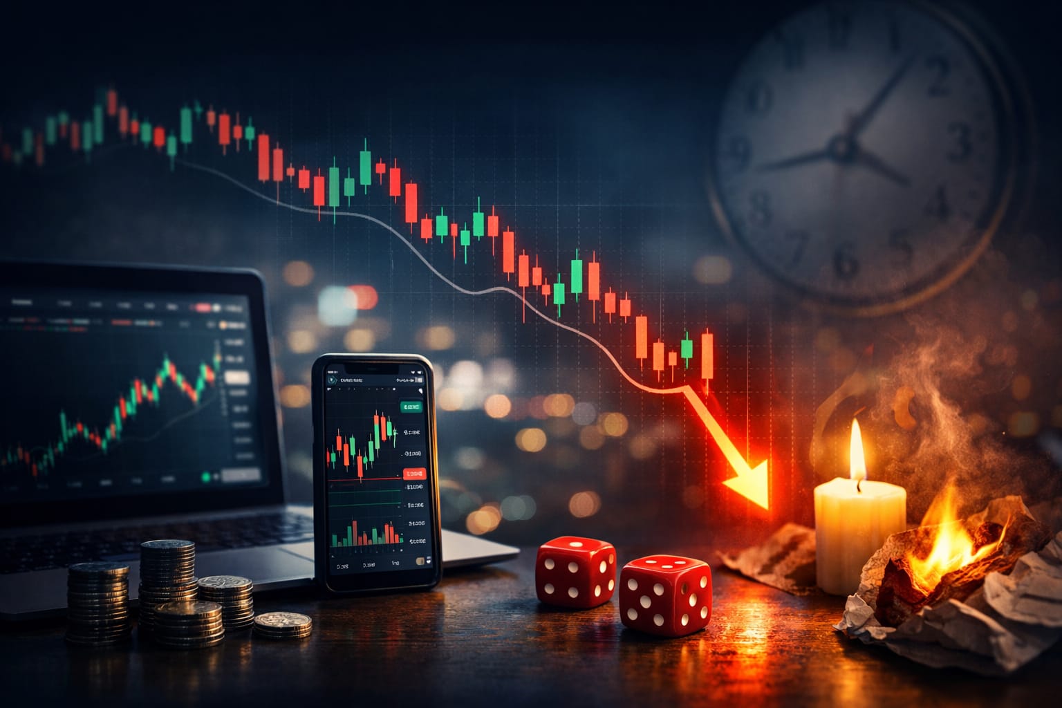 تجربة: التداول بدون وقف خسارة لمدة 7 أيام