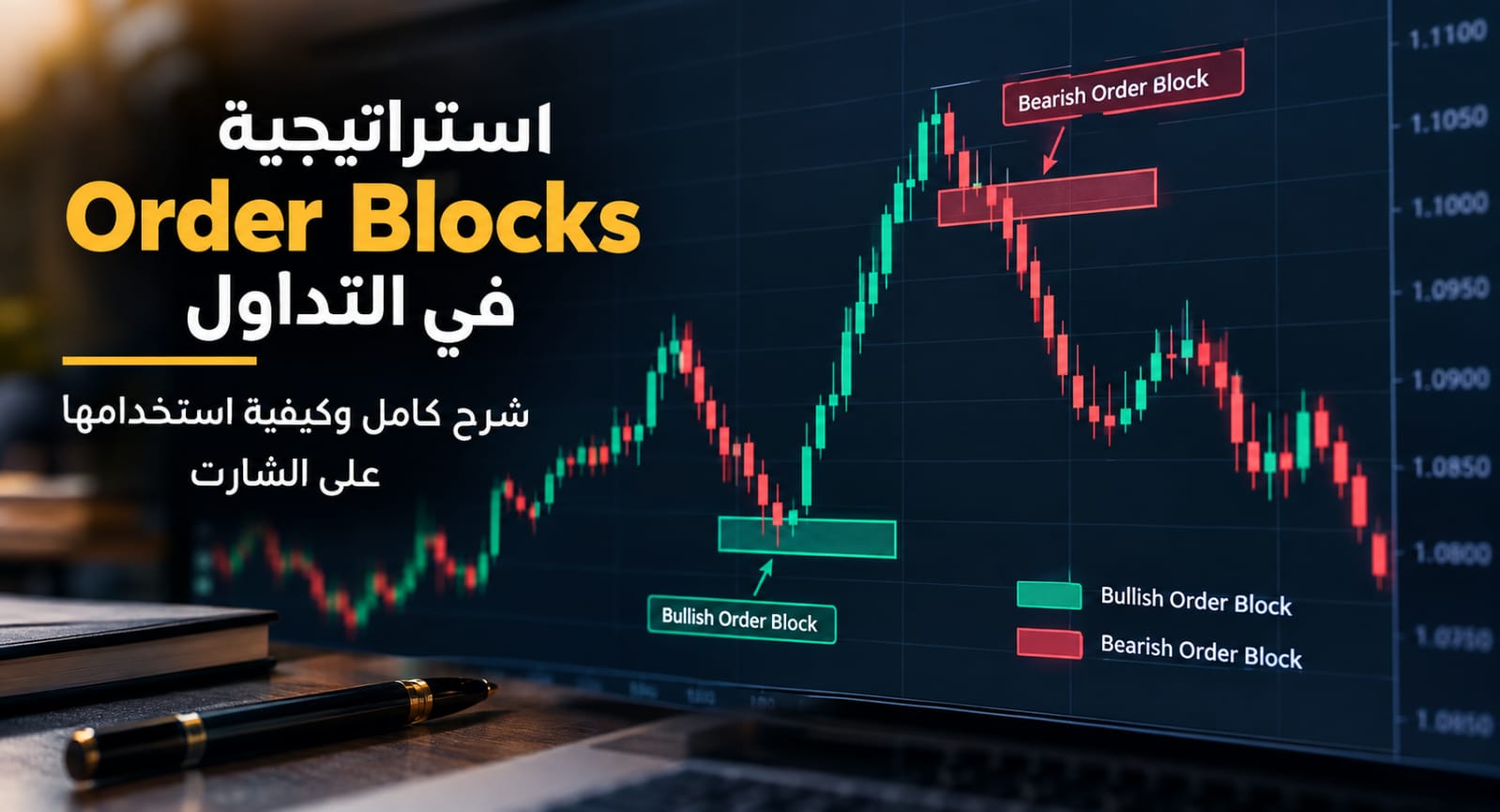 استراتيجية Order Blocks في التداول: شرح كامل وكيفية استخدامها على الشارت