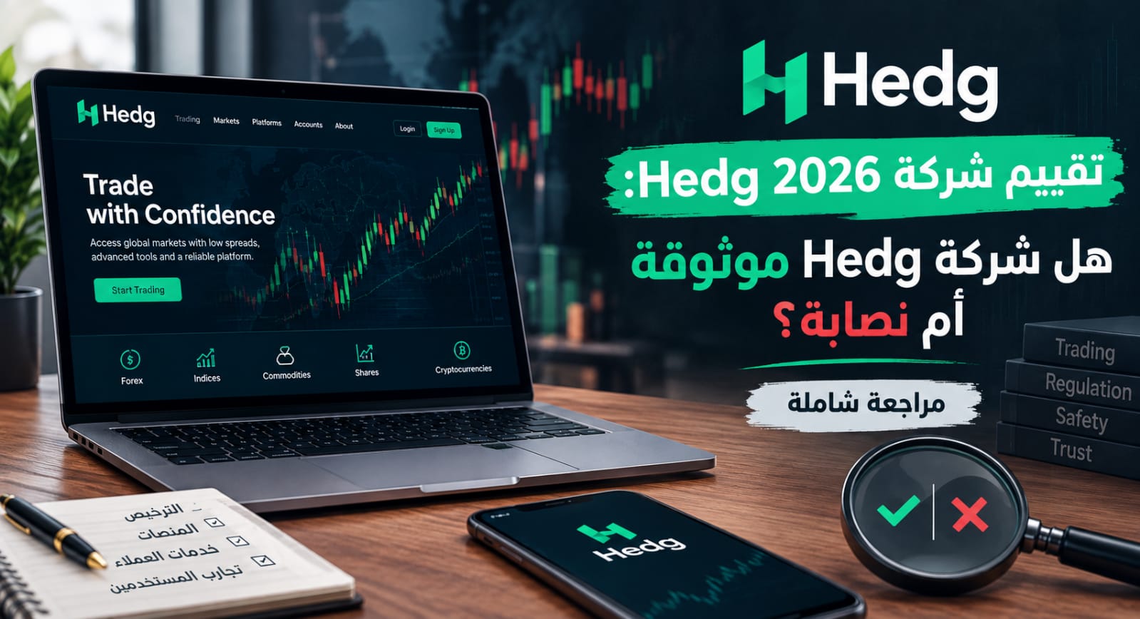 تقييم شركة Hedg 2026: هل شركة Hedg موثوقة أم نصابة؟ مراجعة شاملة