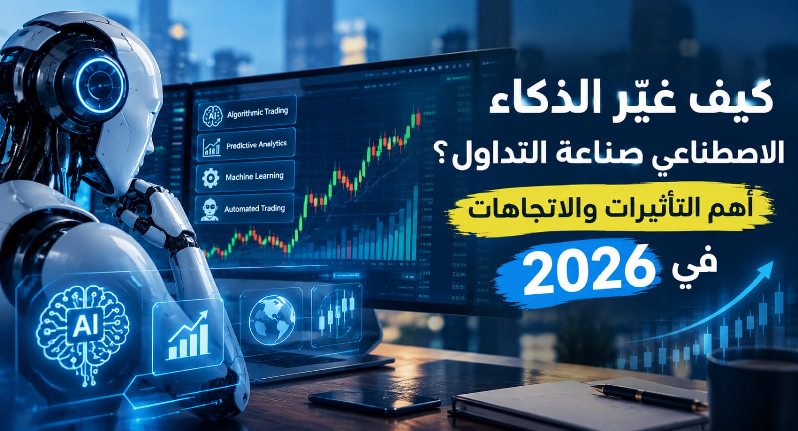 كيف غيّر الذكاء الاصطناعي صناعة التداول؟ أهم التأثيرات والاتجاهات في 2026