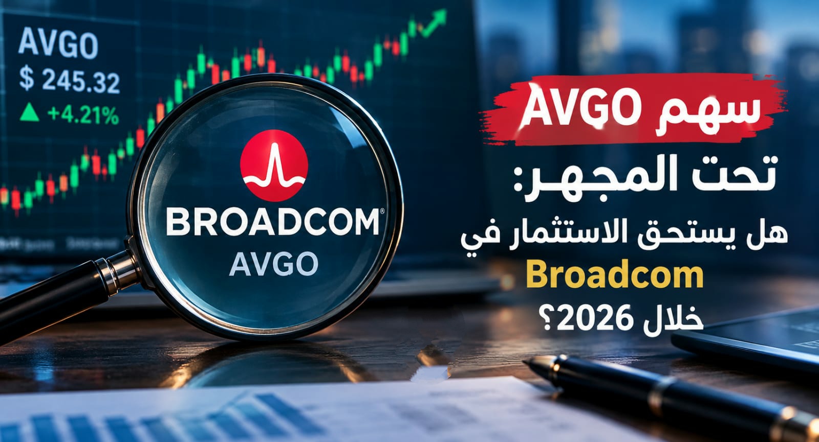 سهم AVGO تحت المجهر: هل يستحق الاستثمار في Broadcom خلال 2026؟